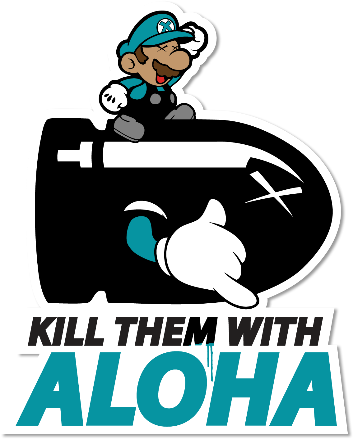 Image Of Ktwa Bullet Bill Sticker - Pinterest (1500x1500)