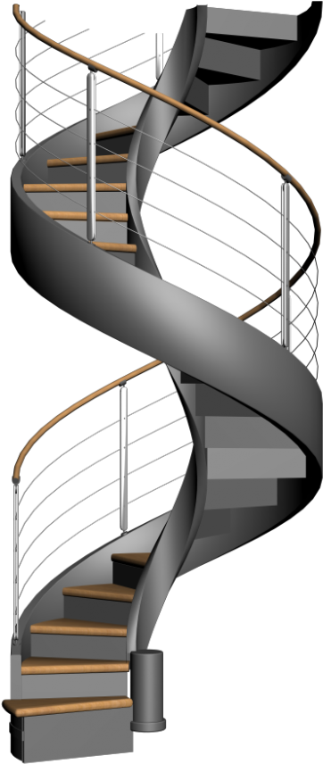 Spiral Staircase Design And Decorate Your Room In 3d - Spiral Staircase Png (1000x1000)