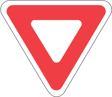 Yield Sign Picture Clipart Best Mib2u0 Clipart - Cédez Le Passage (475x475)