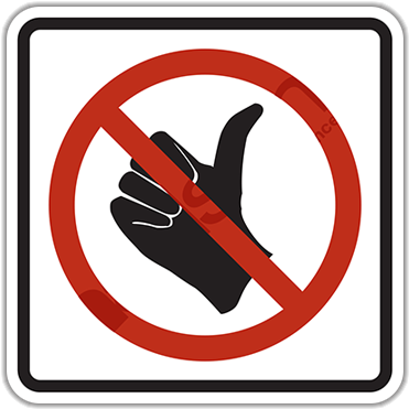 R9-4 No Hitch Hiking - Hitchhiking Sign (400x400)