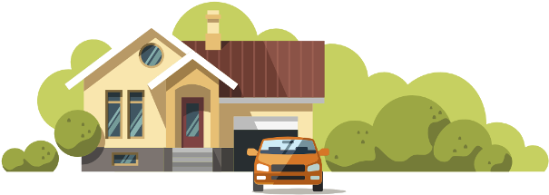 Image - Modern House Flat Illustration (630x240)