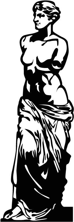 Wall Mural Venus De Milo - Venus De Milo Logo (800x800)