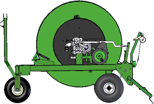 T200l E200l Water Reels For Field Irrigation - Irrigation (509x343)