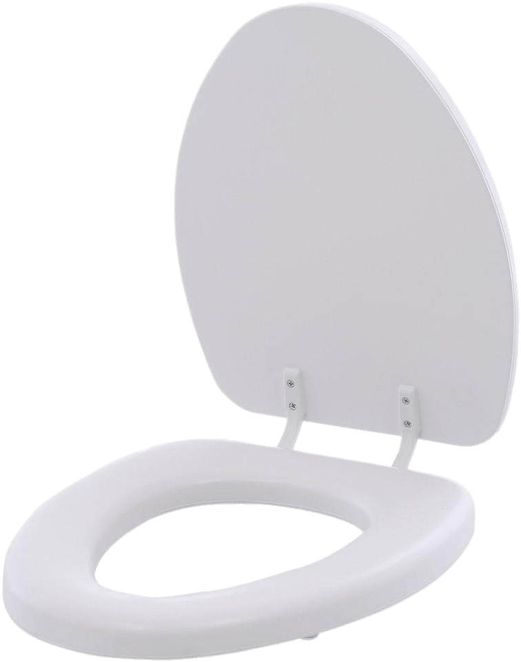 Open White Toilet Seat - Toilet (1000x1000)