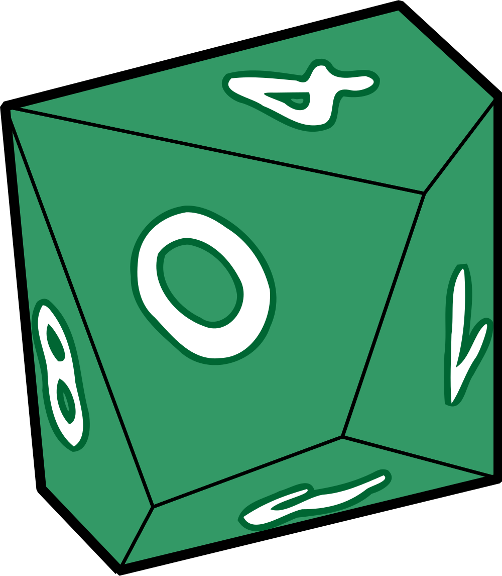 Dice Clipart D10 - D10 Png (1000x1146)