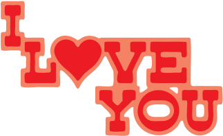 Craftwell - Love You Transparent Background (349x349)