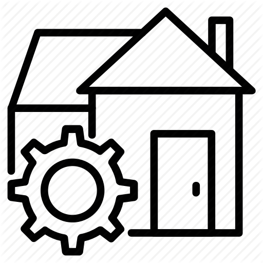 Pin House Under Construction Clipart - Productivity Icon (512x512)