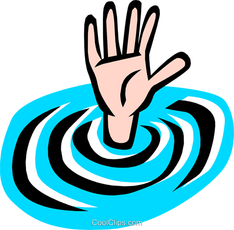 Drown Clipart Illustration - Drown Clipart (480x472)