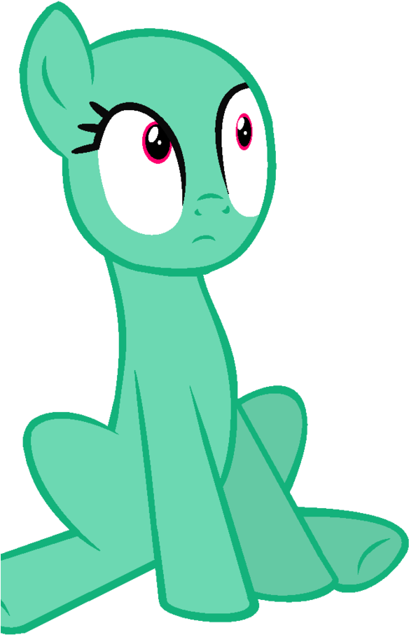 Sit Down Clip Art Design Medium Size - Mlp Pony Sitting Down (792x1305)