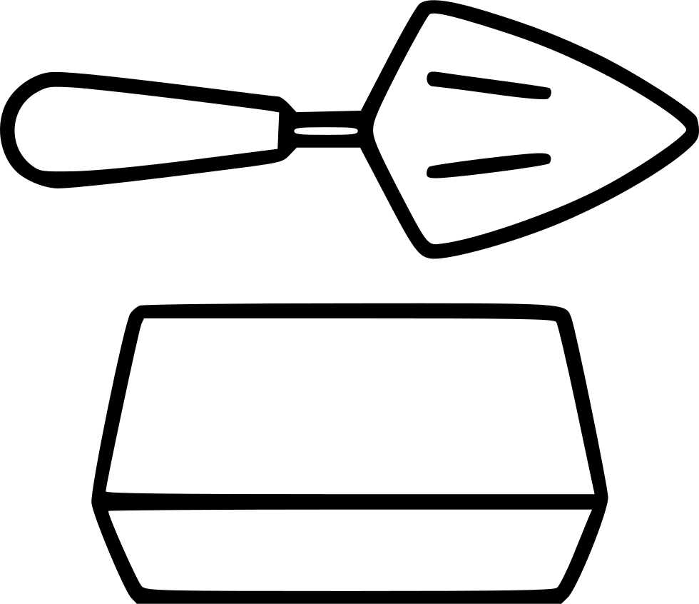 Spatula Brick Works Instrument Construction Tool Bricking - Vector Graphics (980x846)