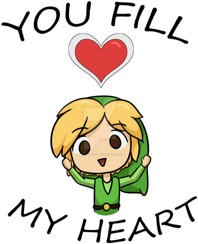 Legend Of Zelda- You Fill My Heart By Squishybooo - You Make My Heart Skip (824x970)