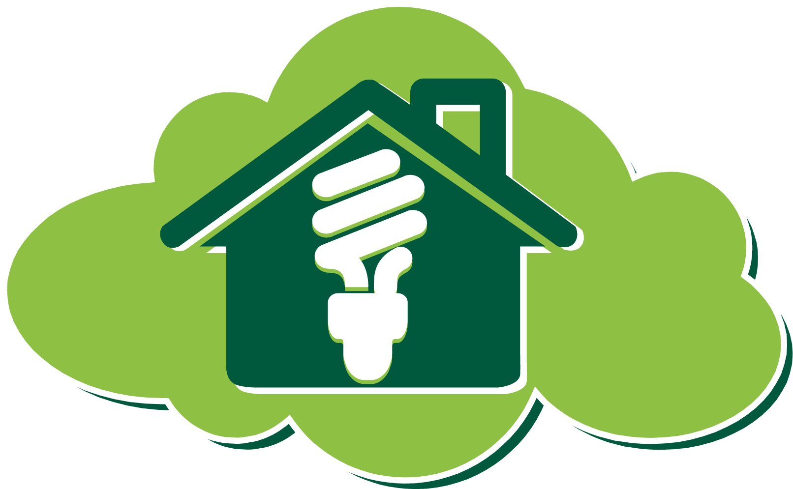 Green House Electricity - House With Electricity Png (1802x1157)