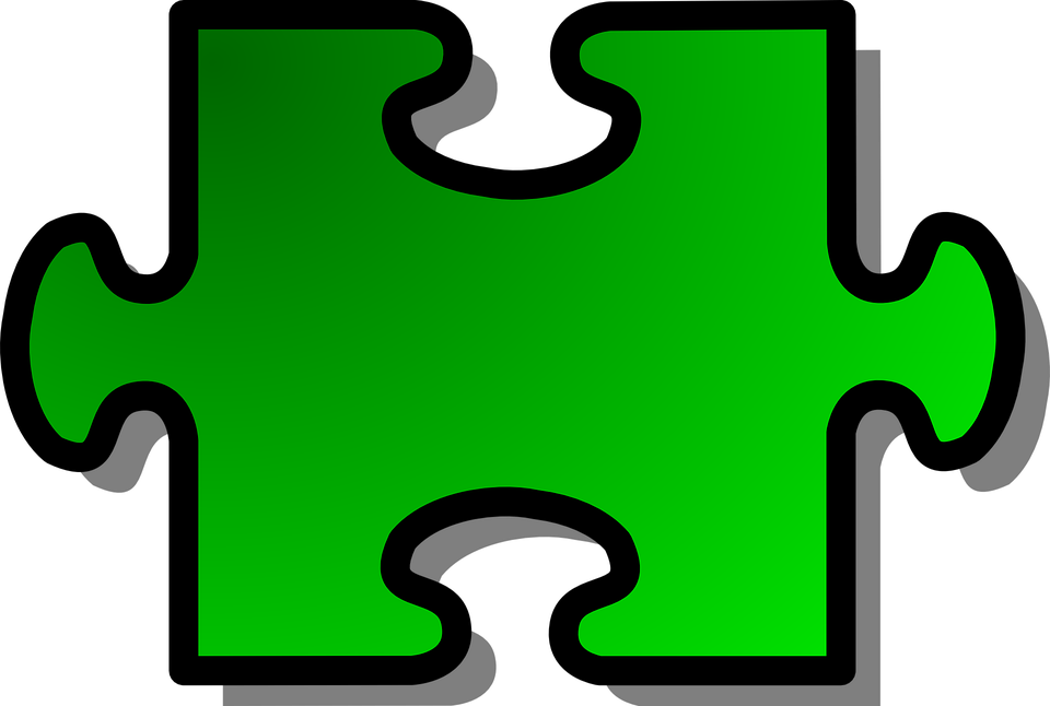 Inspiring Puzzle Piece Clip Art Medium Size - Puzzle Pieces Clip Art (960x646)