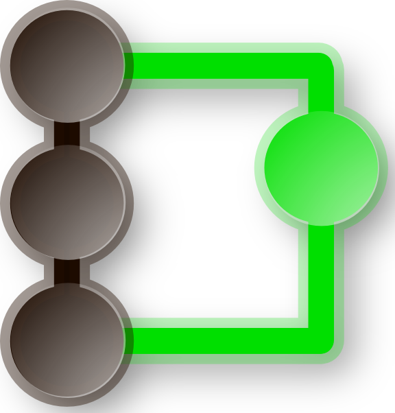 Free Vector O Qgit Icon Clip Art - Clip Art (576x602)