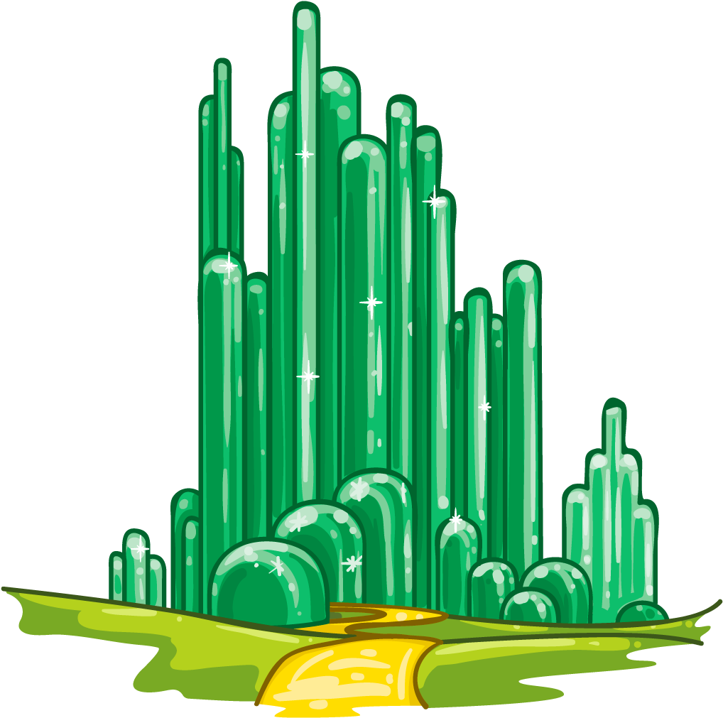 New Emerald City Clip Art Medium Size - Emerald City Wizard Of Oz (1024x1024)