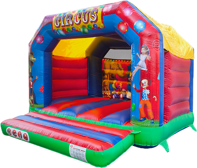 Circus Theme Bouncy Castle - Birmingham (800x600)