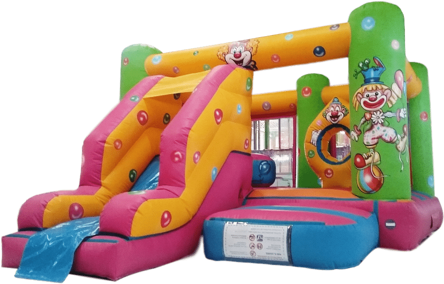 Circus Front Slide Combo Bouncy Castle For Sale - Inflatable (1024x768)