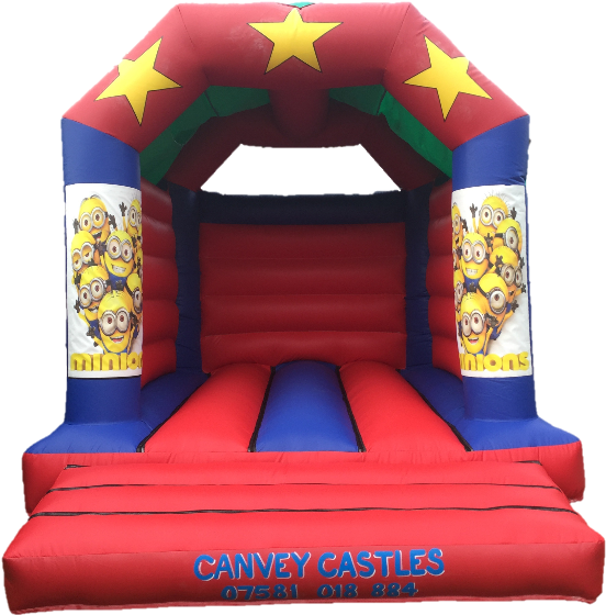 Minions Bouncy Castle - Castle (604x805)