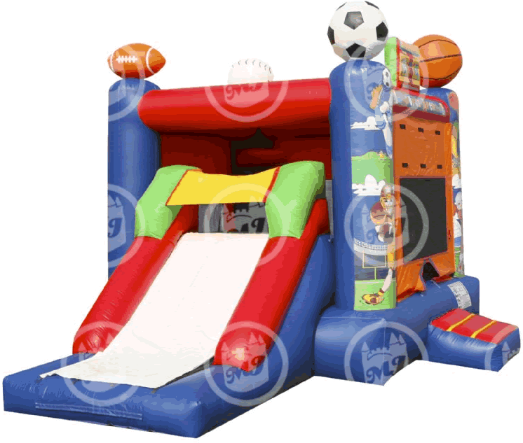 Bounce Of The Walls - Sports Bounce House (800x649)