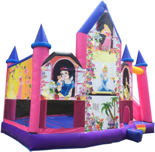 Princess Slide Bouncy Castle - Gorilla (960x720)