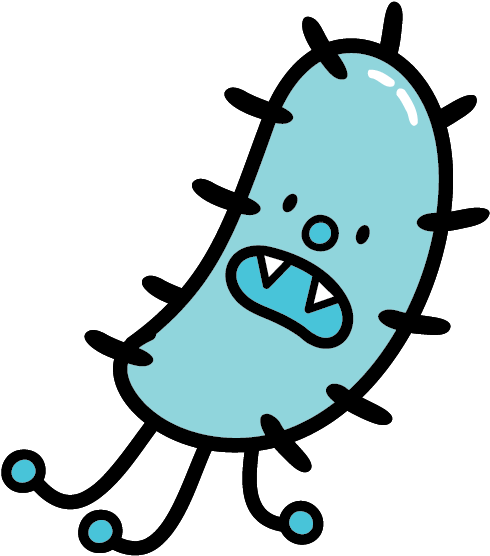 Germs Illustration - Germ Theory Of Disease (763x763)