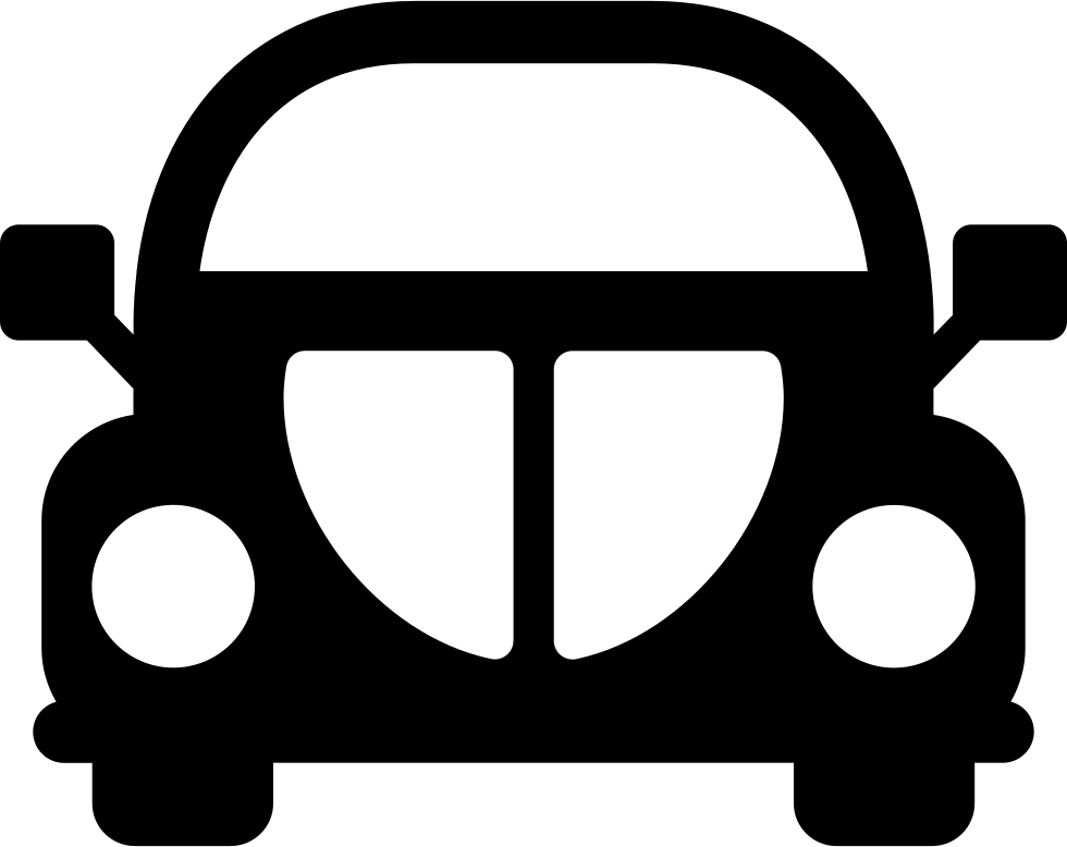 Beetle Car Front Comments - Coche Dibujo De Frente (980x778)