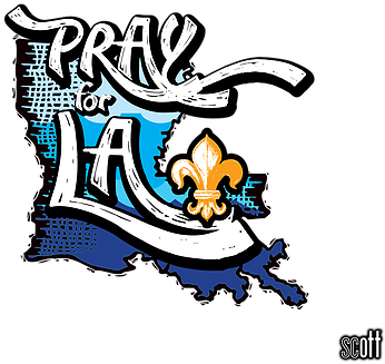 Pray For La - Cartoon (630x630)