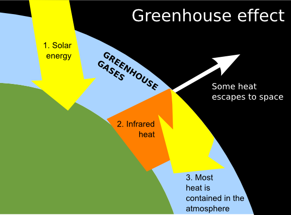 Greenhouse Clip Art At Clker Greenhouse Effect Labelled Diagram 600x443 Png Clipart Download