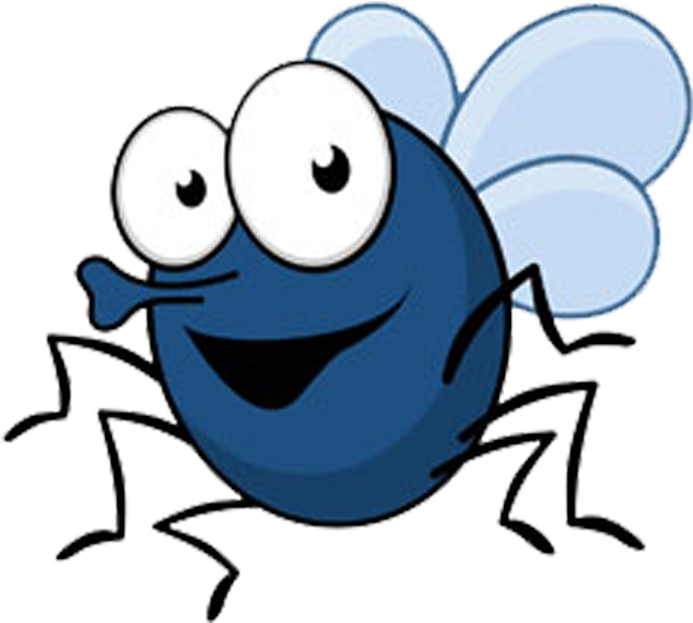 Cartoon Fly Insect Illustration - Cartoon Flies (1000x1128)