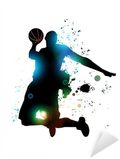 Basketball Player Grunge Vector (400x400)