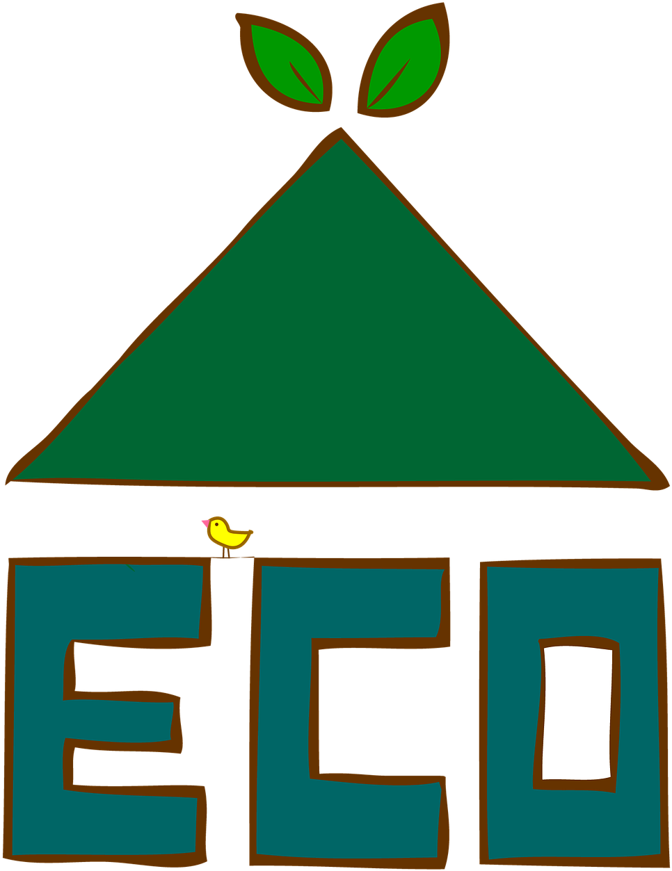 Eco Green House Leaf Ecology Png Image - Bristol (1280x1280)