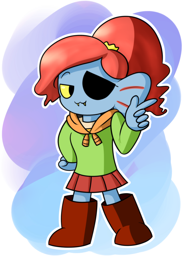 Littletale Undyne By Megabuster182 - Littletale Undyne The Undying (894x894)