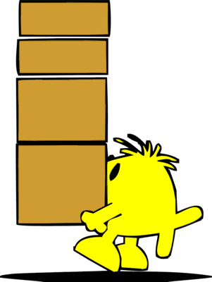 Improper Lifting Techniques Result In A Large Percentage - Girl Carry Big Box Clipart (301x400)