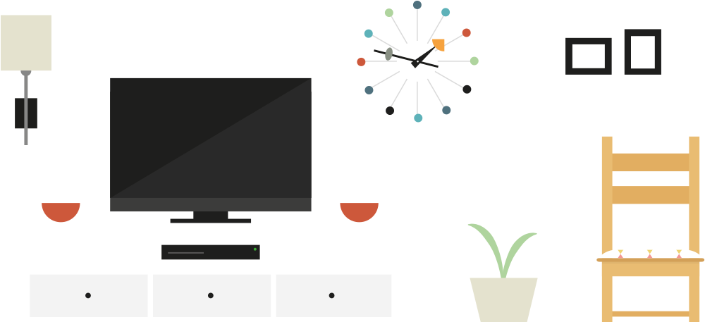 2000s Interior Design Illustration - Designer De Interiores Png (1000x500)