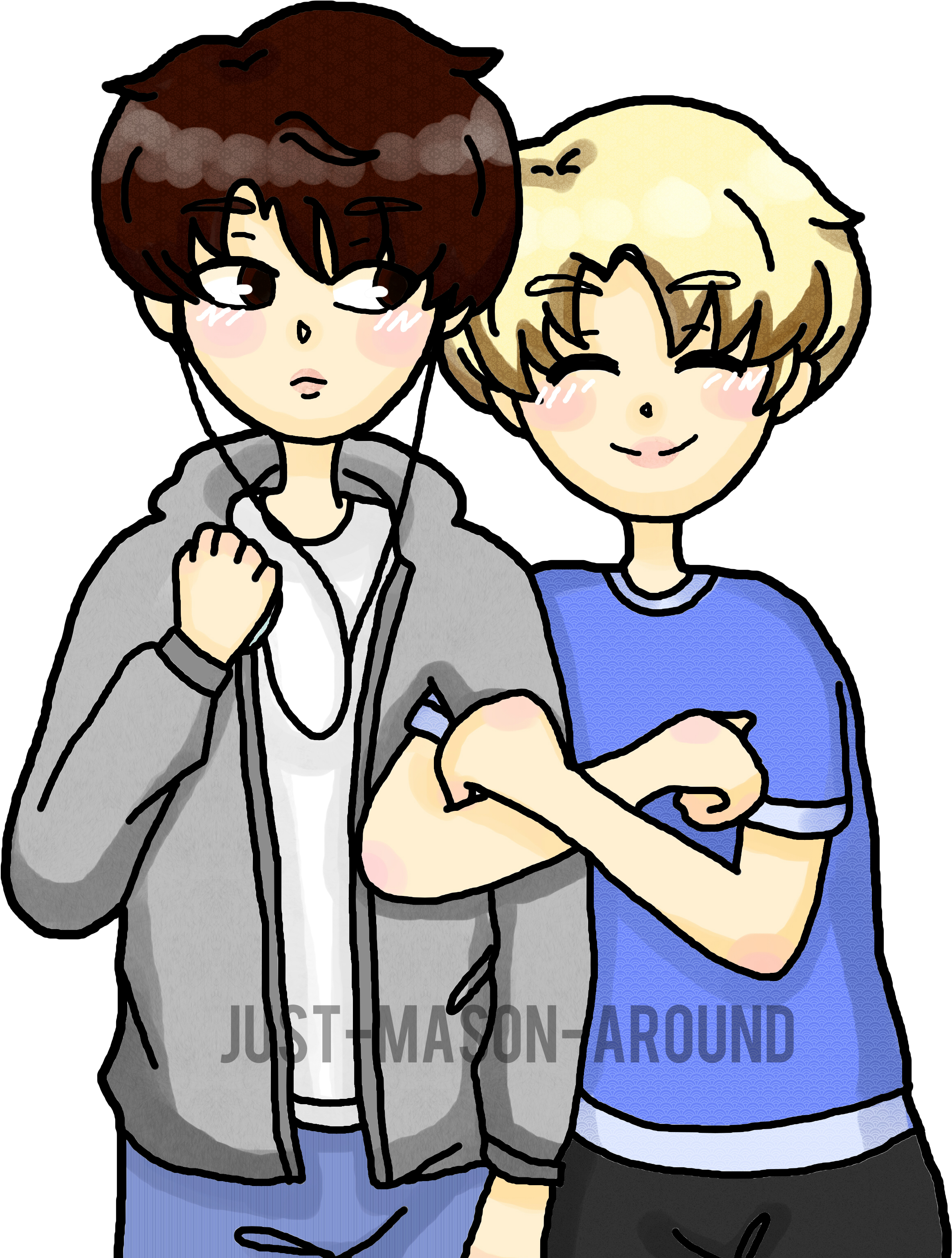 Jungkook And Jimin - Cartoon Jung Kook Save Me (2623x3256)