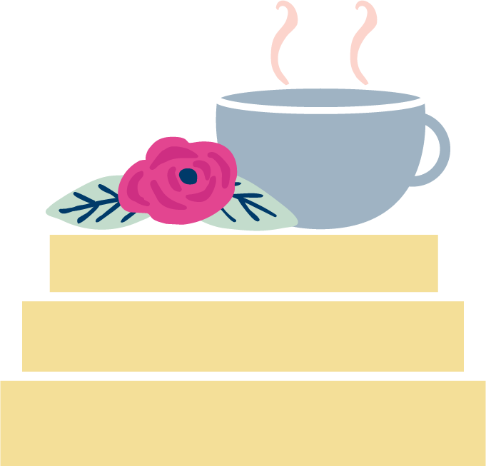 Stacked Books - Coffee (681x653)