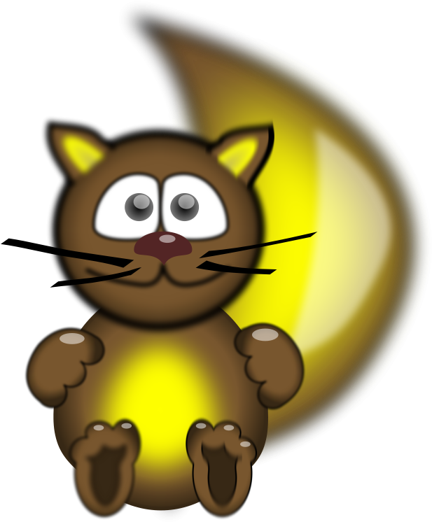 Free Mascota Cafe - Gold Brown Cartoon Cat Trucker Hat, White (669x800)