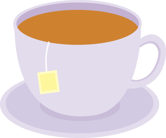 Cartoon Tea Cup Clipart - Clip Art Cup Of Tea (550x456)