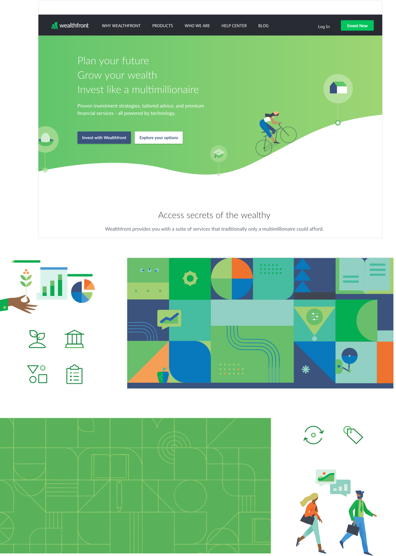 Initial Illustration Style And Create 60 Illustrations - Web Page (1382x1941)