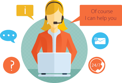 Support For Windows Issues - Cartoon (518x354)