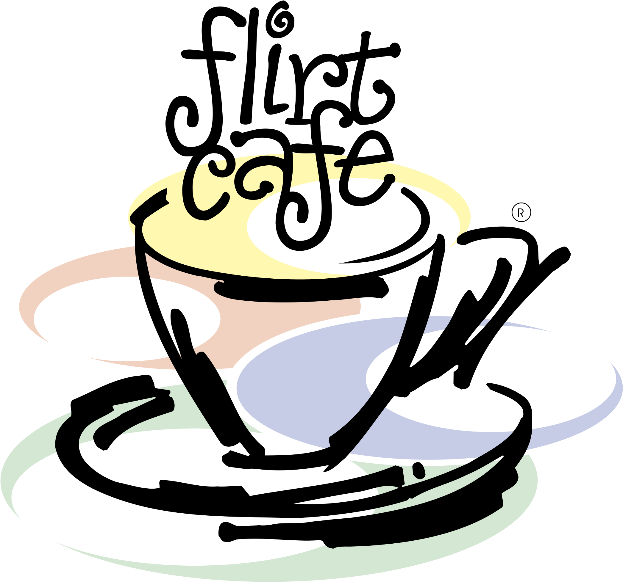 Flirt Cafe Logo Logo Png Transparent - Treatise On The Effects Of Coffee [book] (2400x2400)