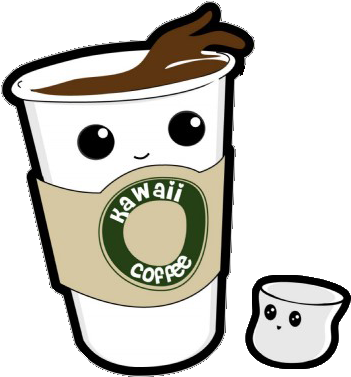 Cafe Png By Ronniie - Kawaii Coffee (400x400)