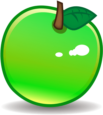 Green Apple Emoji For Facebook, Email & Sms - Green Apple Sticker Png (512x512)
