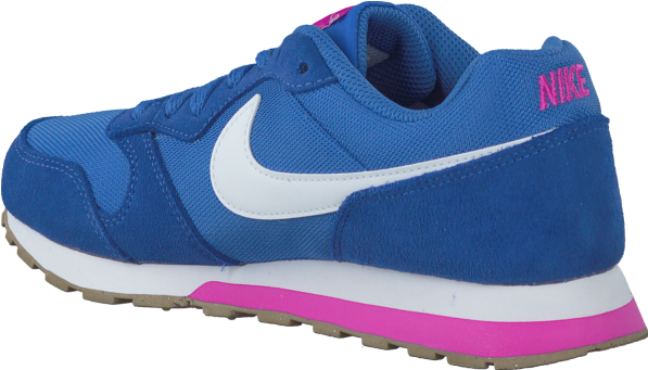 Blue Nike Sneakers Md Runner 2 Kids Lace Number - Sneakers (600x600)