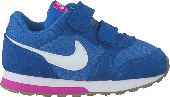 Blue Nike Sneakers Md Runner 2 Kids Lace Number - Nike (600x600)