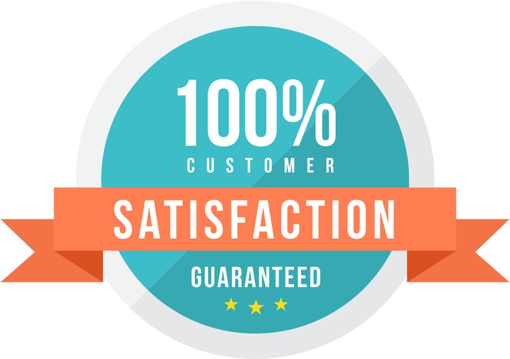 100 Satifition - 100 Customer Satisfaction Guaranteed (1050x1050)