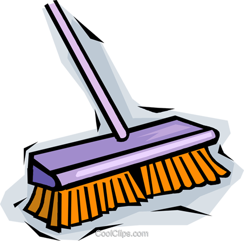 Broom - Push Broom Clipart (480x474)
