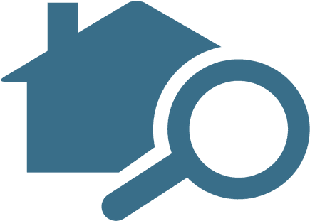Magnifier Home Real Estate Icon - Real Estate Icon Png (512x512)