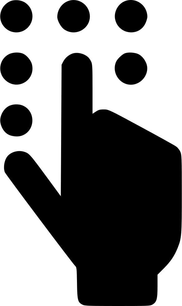 Keypad Hand Touch Comments - Keypad Icon Free (584x980)
