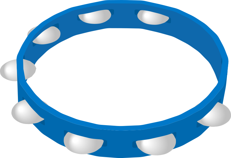 Tambourine2 - Tambourine Clipart Png (800x548)